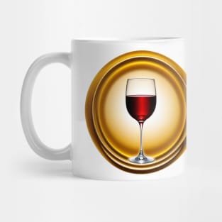 Glass of wine Mug